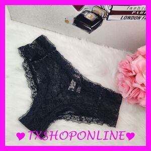 💗👙Victoria's Secret Black Lace Cheeky Panties👙💗